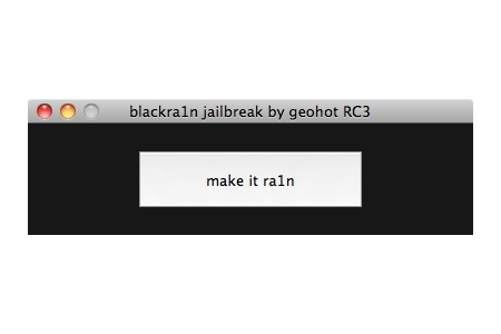 blackra1n jailbreak by geohot rc3