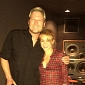 Blake Shelton and Shakira Working on a Country Duet