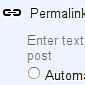 Blogger Adds Customizable Permalinks to Posts
