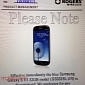 Blue Samsung GALAXY S III 32GB Gets Discontinued at Rogers