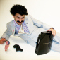 Borat Ripping the PS3 Apart