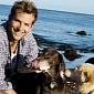 Bradley Cooper Shows Off His Dog on Live TV