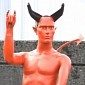 Bright-Red Satan Statue Appears Out of Nowhere in Vancouver