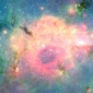 Brutal Galactic Core Reveals 'Infant' Stars