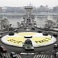 Budapest’s Clark Adam Square Turned into Giant Nuclear Symbol