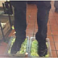 Burger King Employee Stomps on Lettuce, Identified via GPS Data from Picture