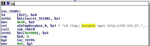 A new BASHLITE variant infects devices running BusyBox