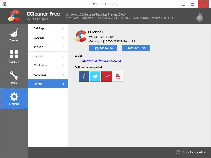 free ccleaner for windows 10
