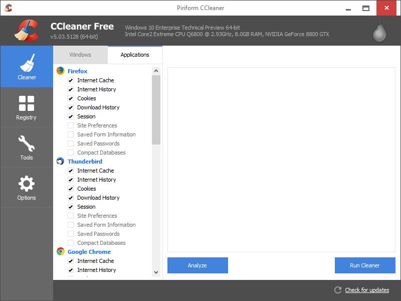 ccleaner builds