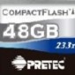 CES 2008: Pretec Sets New CF Storage Record with 48GB Card
