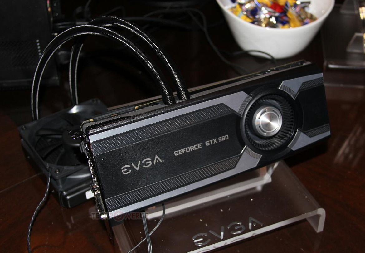 Miner Vulgarity radical CES 2015: EVGA GeForce GTX 980 HydroCopper Water-Cooled Graphics Card