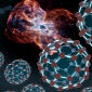 Carbon Geodesic Domes Found in Deep Space