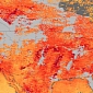 Carbon Monoxide Hovers Above North America