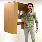 Cardboard Standing Desk Costs Just $65 (€46.69)
