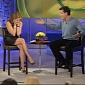 Charlie Sheen Pranks Katie Couric, Makes Her Blush – Video