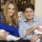 Charlie Sheen Teaches 2-Year-Old Twins New Word: ‘Rehab’