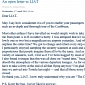 Check Out an Awesome Display of Sarcasm in Letter Complaining to Airline