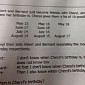 “Cheryl’s Birthday” Math Problem Has the Internet in a Daze
