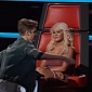 Christina Aguilera Snubs Justin Bieber on The Voice