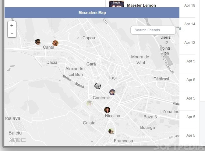facebook friends mapper extension install