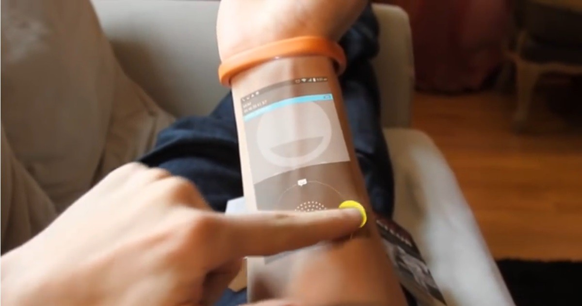 Cicret Bracelet: A Smartband that Turns Your Arm into a Touchscreen