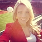 Close Call: Rays Reporter Takes Selfie at Ball Park, Is Barely Missed by Ball