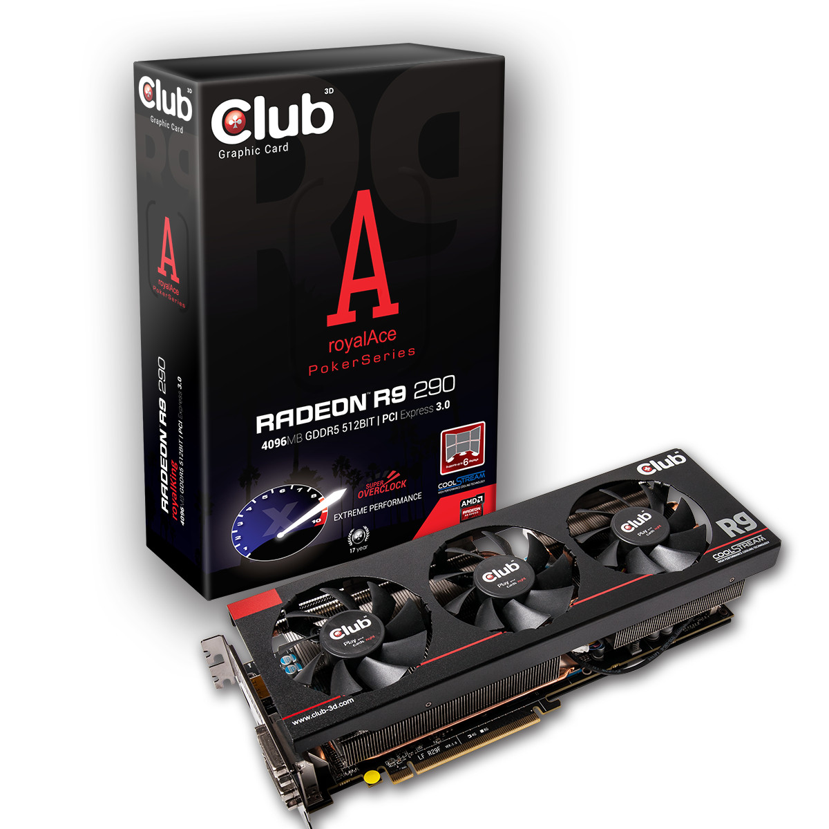 Club 3d Releases Radeon R9 290x And R9 290 Royalace Graphics Cards