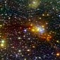 Cluster of Newborn Stars Spotted by NASA's Spitzer Space Telescope