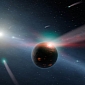 Comet Bombardment Observed in Nearby Solar System
