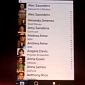 Contacts App in BlackBerry 10 Presented on Video