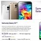 Copper Gold and Electric Blue Galaxy S5 Now Available at Eastlink and Videotron
