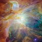 Core of Orion Nebula Engulf in Chaos
