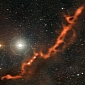 Cosmic Light Filament Measuring 10 Light-Years Imaged