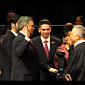 County Executive Can’t Find a Bible, so He Takes Oath of Office on an iPad – Video