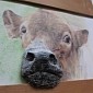 Cow Snout Turns 2D Photo into a Lifelike 3D Sculpture – Picture
