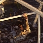 Crane Climber Hangs by One Hand at 250 Ft (76 M) in the Air in Shocking Video