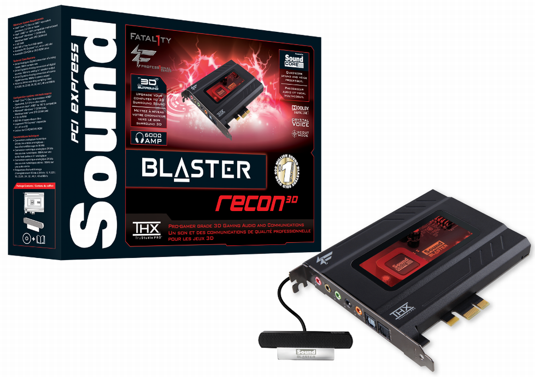 creative sound blaster recon3d driver