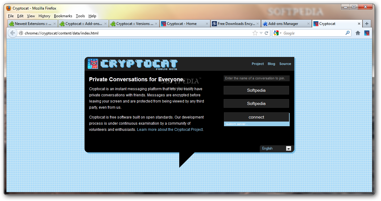 cryptocat for social gets insanely backing
