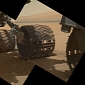 Curiosity Images Its Own Wheels