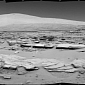 Curiosity Sees Striations in Martian Ground Ahead – Photo