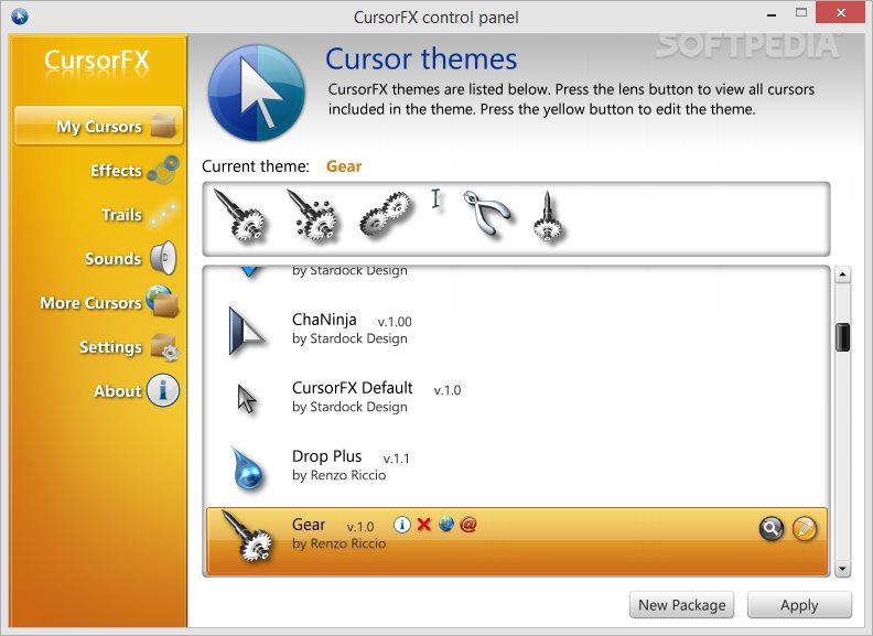 How to install new cursors to cursor fx for windows 10