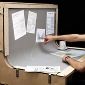 Curved Multitouch Surface/Desk Offers Glimpse on Future of Work Spaces, Video Available