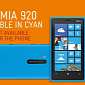 Cyan Lumia 920 Now Available at Telstra in Australia