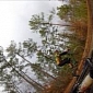 Deer Attacks Mountain Biker, Knocks Him Off His Bike - Video