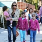 Denise Richards Living in Charlie Sheen's Home Because of Their Daughters