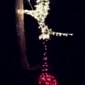 Deputy's Dark Holiday Decoration Features Bloody Upside Down Rudolf