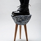 Designer Makes Stool from Textile Leftovers