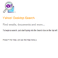 Desktop Power with Yahoo Desktop Search