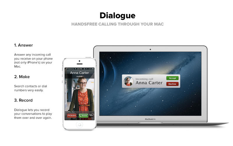Dialogue Lets You Make Calls from Your Mac, Record ...