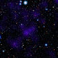Distant Galactic Cluster Images by Telescope Collaboration